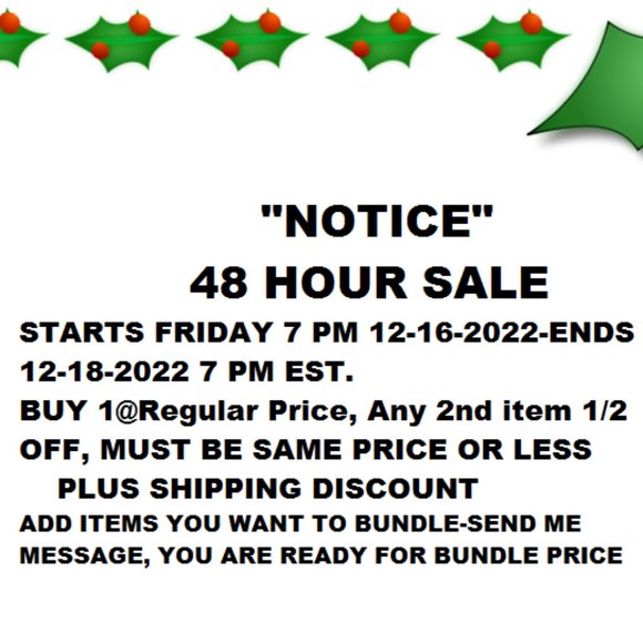 Large Closet Scroll Many Different Categories - Picture 4 of 7